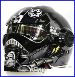 New Masei Star Wars Storm Trooper Tie Fighter Motorcycle Cycle Helmet USA Seller