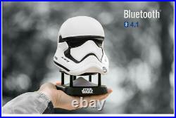 New Star War Storm Trooper Helmet Bluetooth Rechargeable Speaker Breathing Light