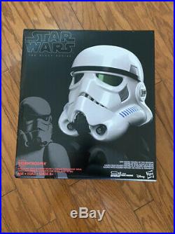 New Star Wars The Black Series Imperial Stormtrooper Helmet Voice Changer