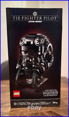 RETIRED LEGO Star Wars 75274 Tie Fighter Pilot Helmet & 75276 Stormtrooper