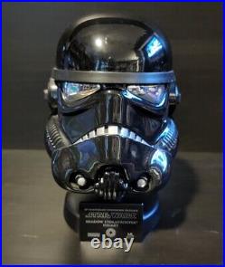 Rare Star Wars Shadow Trooper Mini Helmet Riddel Pre Owned