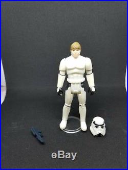 Rare Vintage Star Wars Last 17 Luke Stormtrooper & Helmet POTF 1984 LOT HTF READ