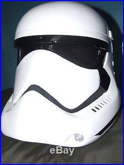 Star Wars 7 The Force Awakens Fibreglass Stormtrooper Helmet Full Size 1-1 Scale