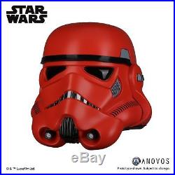 STAR WARS Crimson Stormtrooper Helmet FULL SIZE Anovos NEW