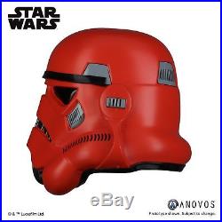 STAR WARS Crimson Stormtrooper Helmet FULL SIZE Anovos NEW