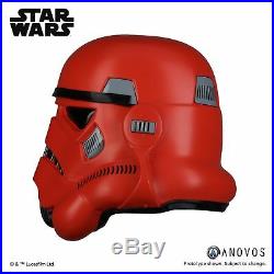 STAR WARS Crimson Stormtrooper Helmet Full Size Replica Anovos Official