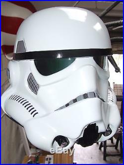 Star Wars Fibreglass Stormtrooper Anh Helmet Full Size 1-1 Scale