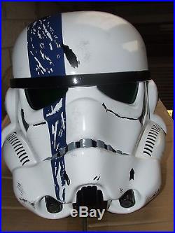 Star Wars Fibreglass Stormtrooper Commander Helmet Full Size + Padding
