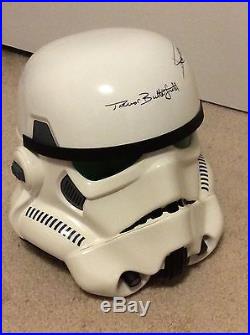 STAR WARS STORMTROOPER eFX Helmet signed by original actors