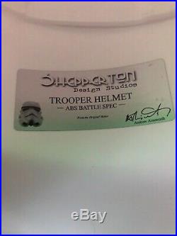 STAR WARS Stormtrooper Shepperton Design Battle Armour Suit Helmet & Neck Seal