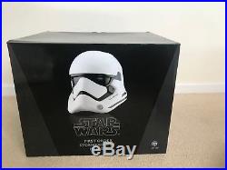 STAR WARS THE FORCE AWAKENS First Order Stormtrooper Helmet ANOVOS Near mint