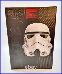 STAR WARS The Black Series IMPERIAL STORMTROOPER Electronic Helmet Damaged Box