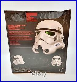 STAR WARS The Black Series IMPERIAL STORMTROOPER Electronic Helmet Damaged Box