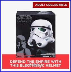 STAR WARS The Black Series IMPERIAL STORMTROOPER Electronic Helmet Damaged Box