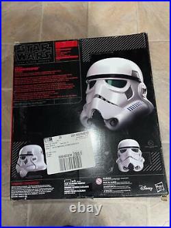 STAR WARS The Black Series IMPERIAL STORMTROOPER Electronic Voice Changer Helmet