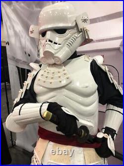 Samurai Stormtrooper Armor kit. With Helmet. ABS. Hand sculpted not 3d printed