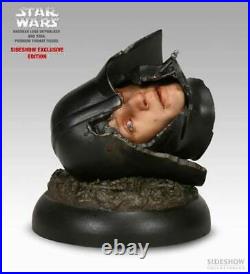 Sideshow Luke & Yoda Premium Format (PF) EXCLUSIVE Dagobah Statue withVader Helmet