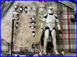 Sideshow Star Wars 1/6 Clone Trooper Deluxe Shiny, Helmets Hot toys