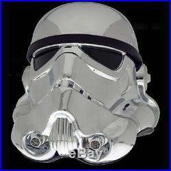 Star Wars 1/1 Scale Helmet Replica Stormtrooper 40th Anniversary Chrome Plated