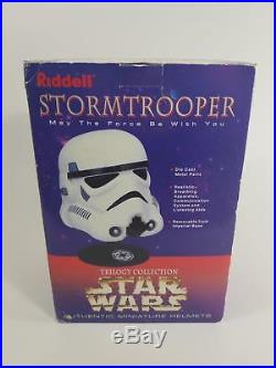 Star Wars 1997 RIDDELL Trilogy Collection STORMTROOPER Helmet MIB