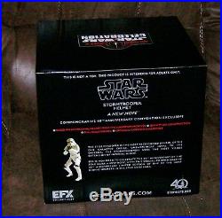 Star Wars 40th Anniversary EFX Chrome Stormtrooper Helmet Limited Edition 76/