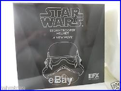 Star Wars A NEW HOPE STORMTROOPER HELMET 11 scale NEW Collectibles