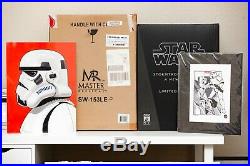 Star Wars ANH MASTER REPLICA Stormtrooper Helmet Limited Edition RARE Prints