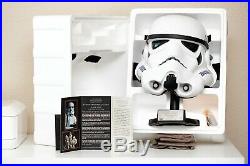 Star Wars ANH MASTER REPLICA Stormtrooper Helmet Limited Edition RARE Prints