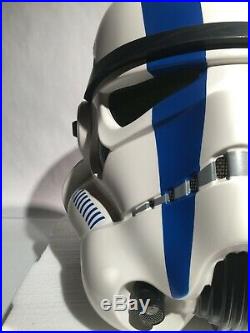 Star Wars ANOVOS 11 STORMTROOPER COMMANDER Helmet Mandalorian Darth Vader EFX