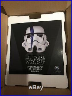 Star Wars ANOVOS 11 STORMTROOPER COMMANDER Helmet Mandalorian EFX Darth Vader