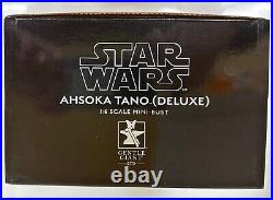 Star Wars Ahsoka Tano Deluxe Mini Bust withClone Helmet only 500 made Gentle Giant