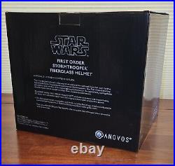 Star Wars Anovos FIRST ORDER STORMTROOPER Premier Fiberglass HELMET from TFA