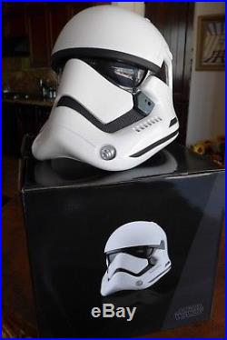 Star Wars Anovos First Order Stormtrooper Helmet Life Size Brand New in Box plus
