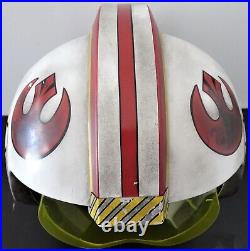 Star Wars Anovos Luke Skywalker X-Wing rebel pilot helmet mask figure statue