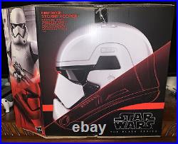 Star Wars BS First Order Stormtrooper Premium Electronic Helmet IN HAND