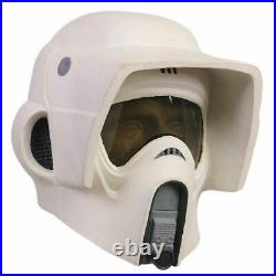 Star Wars Biker Scout Trooper Stormtrooper Latex Mask Full Head Helmet Costume