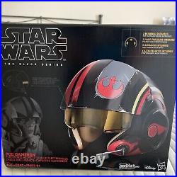 Star Wars Black Series 6-Inch Scout Trooper Speeder Bike Poe Dameron Helmet MISB