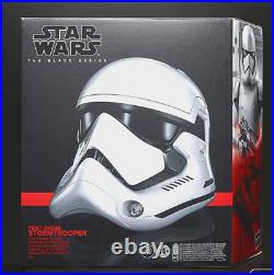 Star Wars Black Series FIRST ORDER STORMTROOPER PREMIUM ELECTRONIC HELMET New