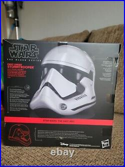 Star Wars Black Series First Order Stormtrooper Helmet Complete with Box