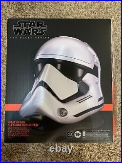 Star Wars Black Series First Order Stormtrooper Helmet Electronic Helmet
