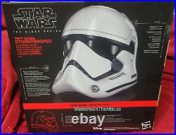 Star Wars Black Series First Order Stormtrooper Helmet Electronic Helmet Cosplay