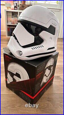 Star Wars Black Series First Order Stormtrooper Helmet with Box Rare & Discon