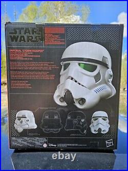 Star Wars Black Series Helmet Imperial Stormtrooper Electronic Voice New Sealed