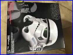 Star Wars Black Series Imperial Stormtrooper Elect Voice Helmet 2016 Mint