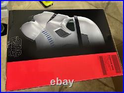 Star Wars Black Series Imperial Stormtrooper Elect Voice Helmet 2016 Mint