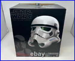 Star Wars Black Series Imperial Stormtrooper Electronic Helmet New in Box 1