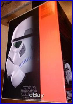 Star Wars Black Series Imperial Stormtrooper Electronic Voice Changer HelmetNEW