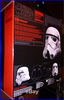 Star Wars Black Series Imperial Stormtrooper Electronic Voice Changer HelmetNEW