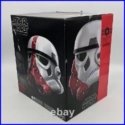 Star Wars Black Series Incinerator Stormtrooper Electronic Helmet New Damage Box