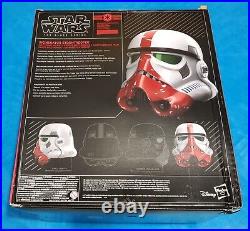 Star Wars Black Series Incinerator Stormtrooper Electronic Helmet New / Sealed